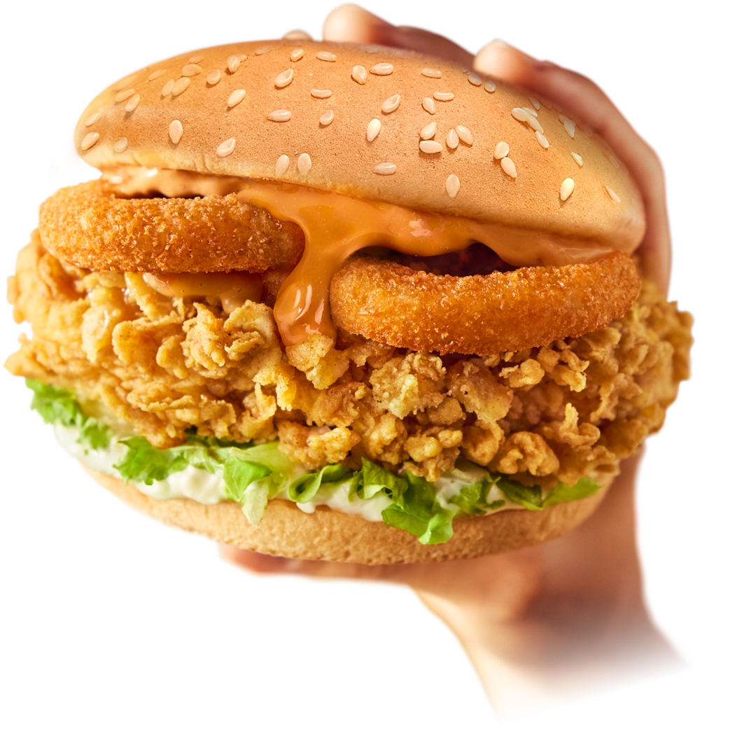 KFC Onion Ring Sandwich